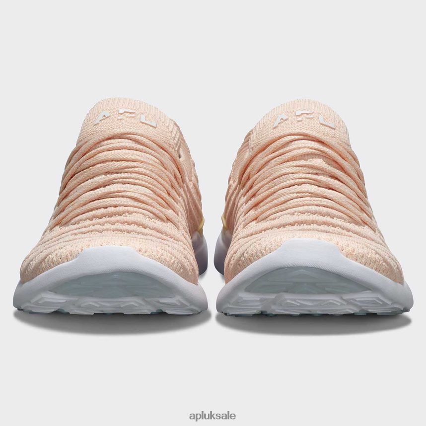 APL TechLoom Wave 56 - VH8XNZ70 APL Shoes UK Vanilla/Creme/Melange Women Running