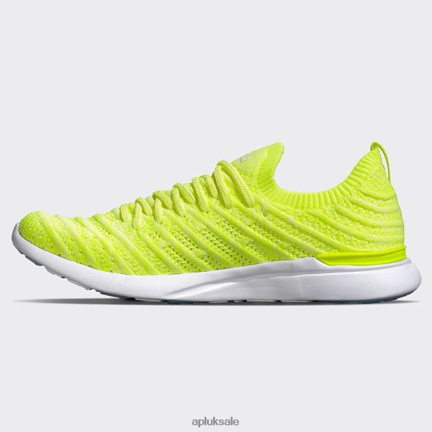APL TechLoom Wave 56 - VH8XNZ7 APL Shoes UK Energy/Ivory/Melange Women Running