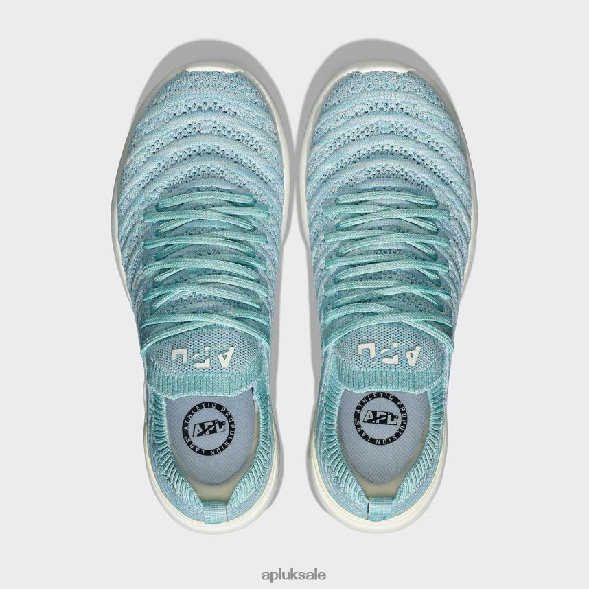 APL TechLoom Wave 57 - VH8XNZ100 APL Shoes UK Vanilla/Mint/Melange Women Running