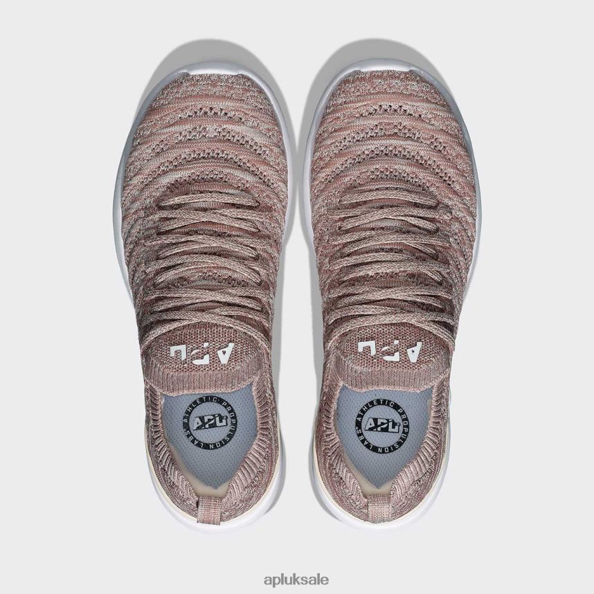 APL TechLoom Wave 57 - VH8XNZ103 APL Shoes UK Beach/Beachwood/Melange Women Running