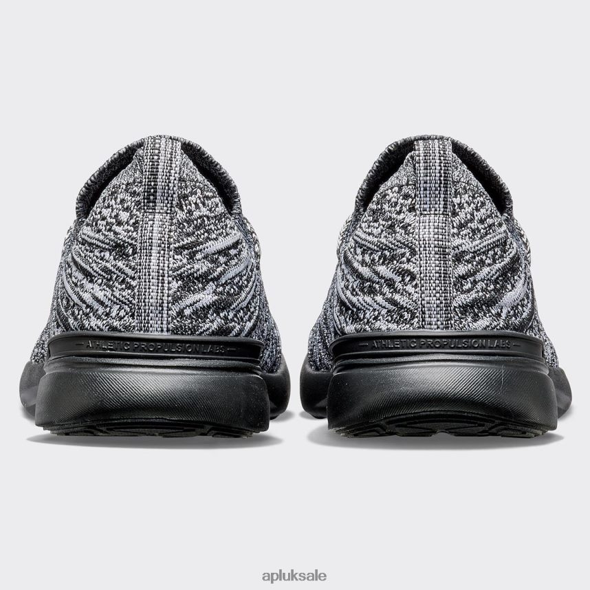 APL TechLoom Wave 57 - VH8XNZ118 APL Shoes UK Black/White/Melange Women Running