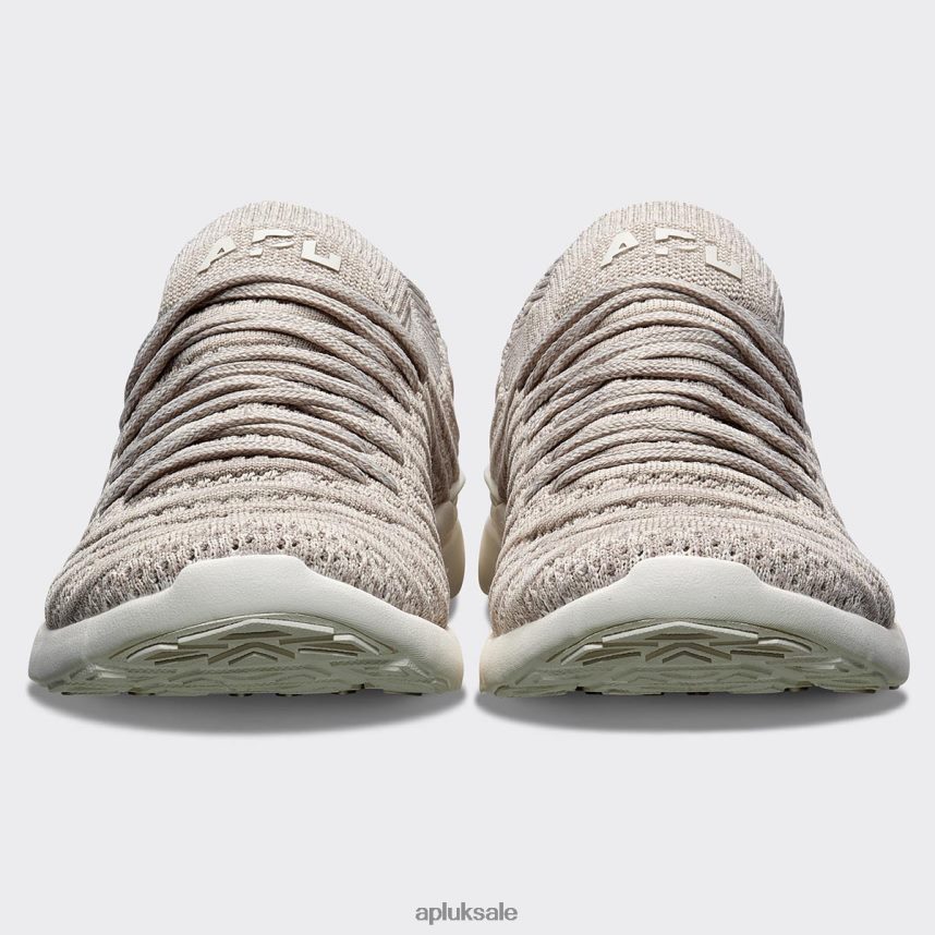 APL TechLoom Wave 57 - VH8XNZ135 APL Shoes UK Tundra/Ivory/Melange Women Running