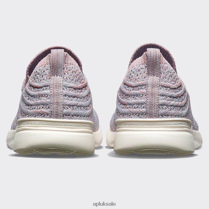 APL TechLoom Wave 57 - VH8XNZ137 APL Shoes UK Frozen Grey/Cedar/Melange Women Running