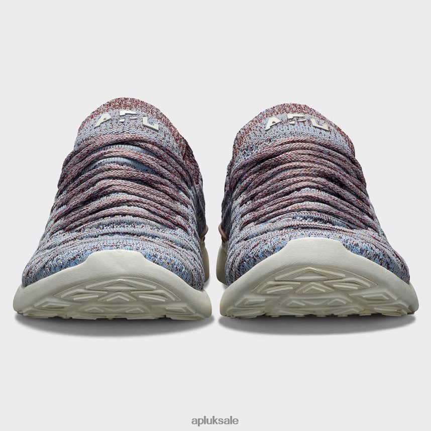 APL TechLoom Wave 57 - VH8XNZ82 APL Shoes UK Burgundy/Fresh Air/Melange Women Running