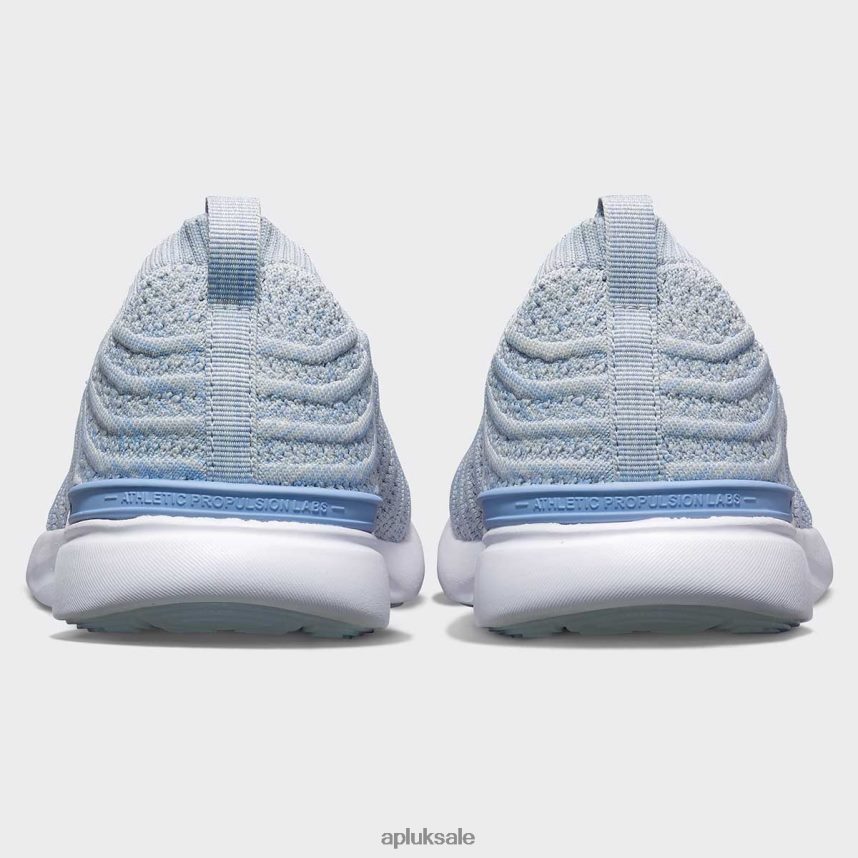 APL TechLoom Wave 57 - VH8XNZ98 APL Shoes UK Steel Grey/Forged Blue/Melange Women Running