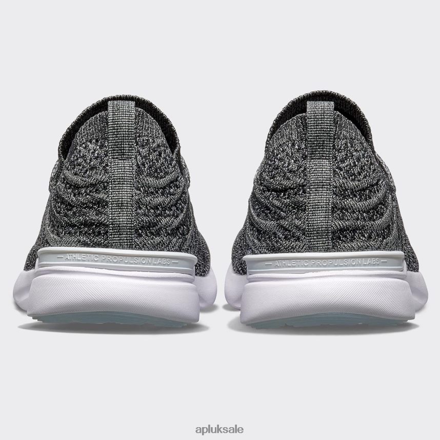 APL TechLoom Wave 58 - VH8XNZ147 APL Shoes UK Metallic Black/White/Melange Women Running