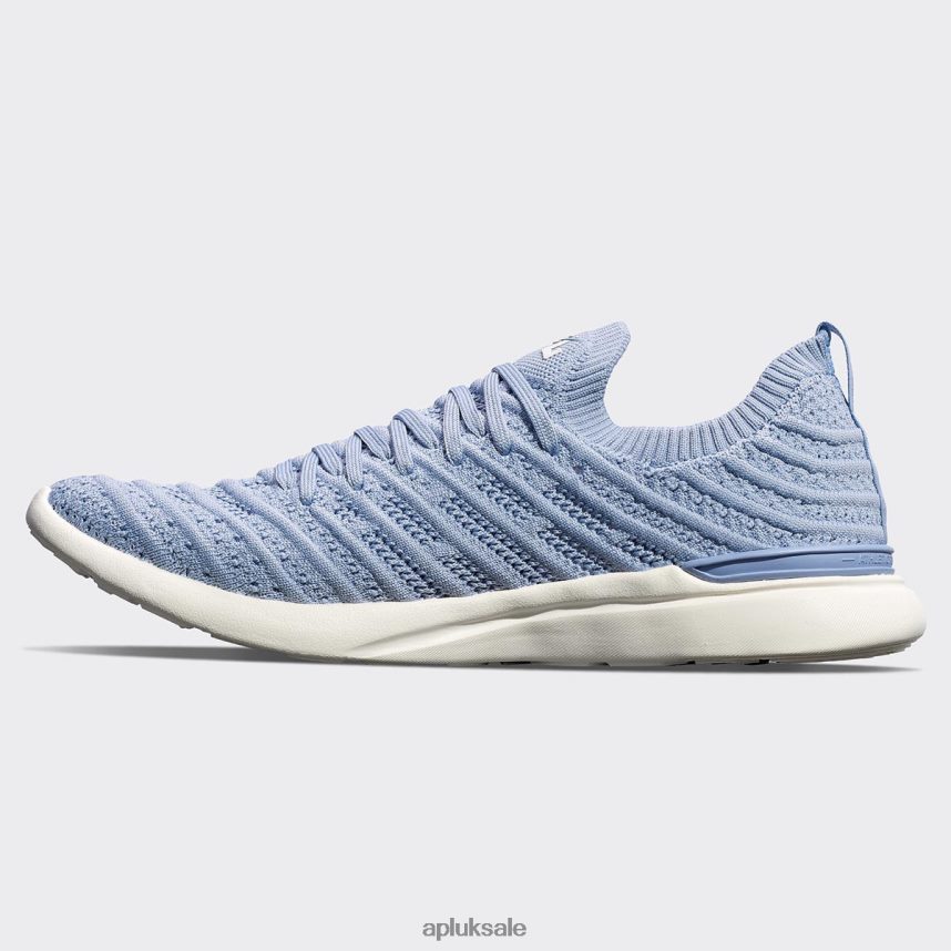 APL TechLoom Wave 58 - VH8XNZ170 APL Shoes UK Forged Blue/Ivory Women Running