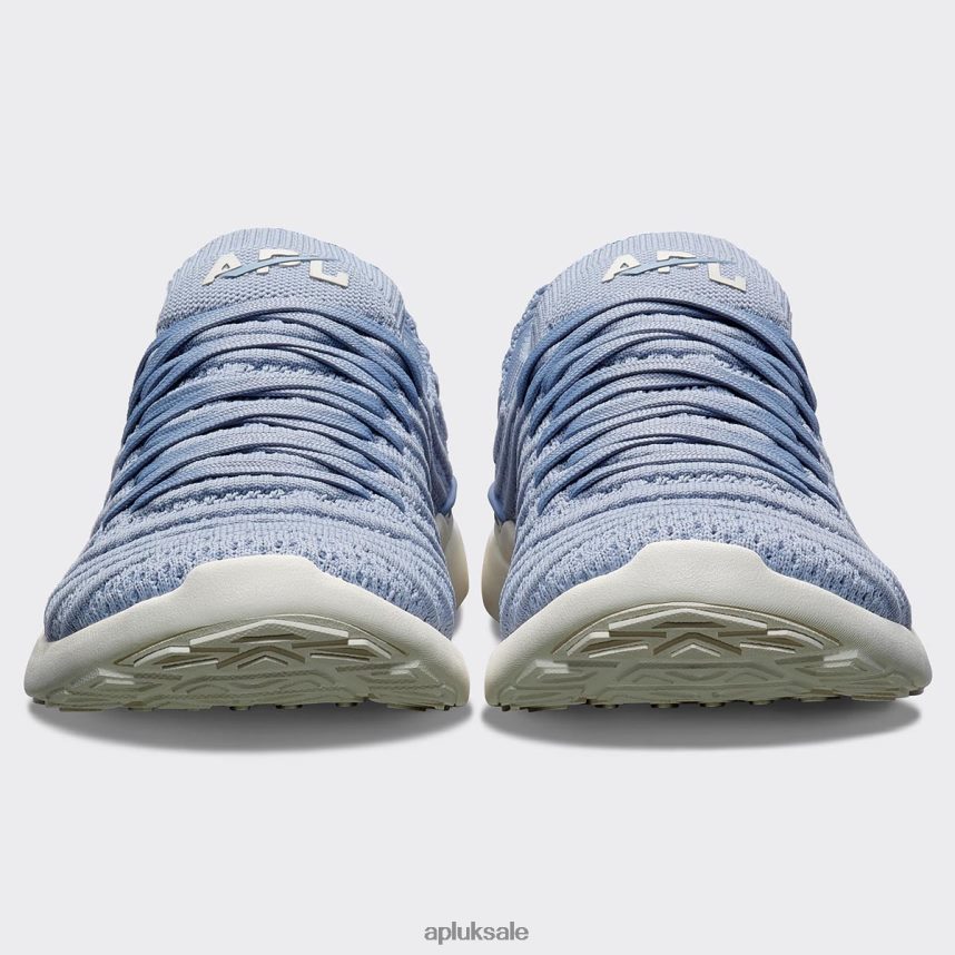 APL TechLoom Wave 58 - VH8XNZ170 APL Shoes UK Forged Blue/Ivory Women Running