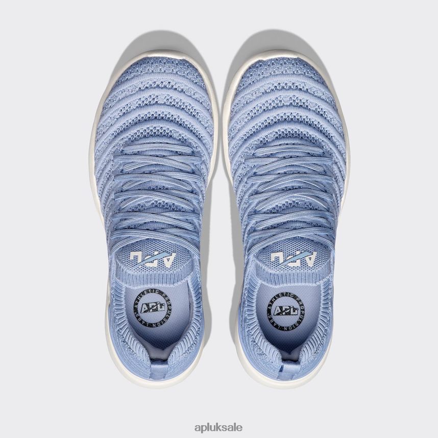 APL TechLoom Wave 58 - VH8XNZ170 APL Shoes UK Forged Blue/Ivory Women Running