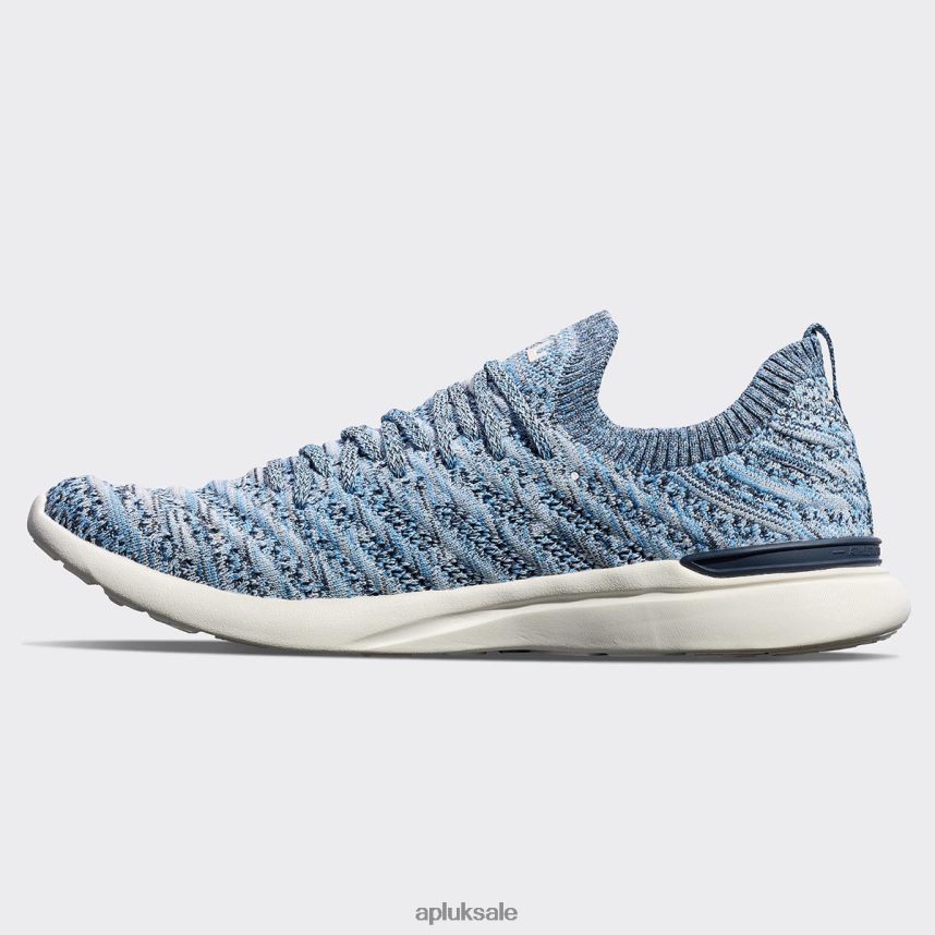 APL TechLoom Wave 58 - VH8XNZ172 APL Shoes UK Midnight/Ivory/Melange Women Running