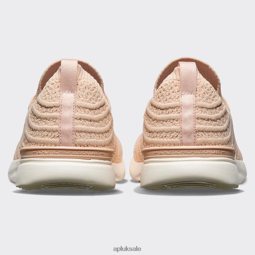 APL TechLoom Wave 58 - VH8XNZ196 APL Shoes UK Ivory/Caramel/Melange Women Running