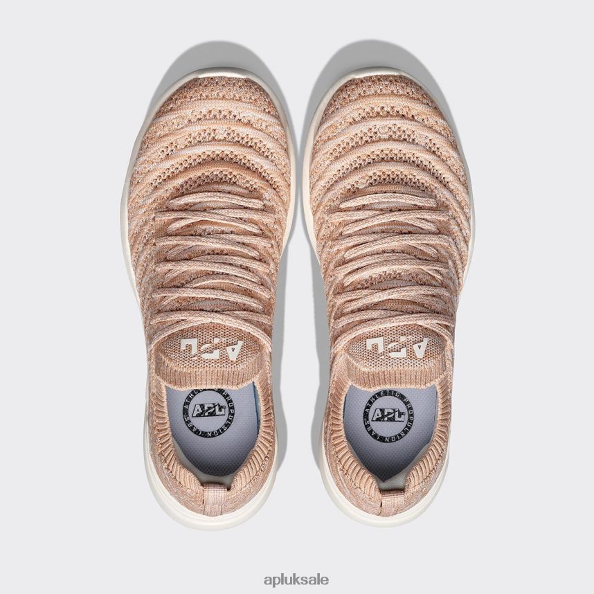 APL TechLoom Wave 58 - VH8XNZ196 APL Shoes UK Ivory/Caramel/Melange Women Running