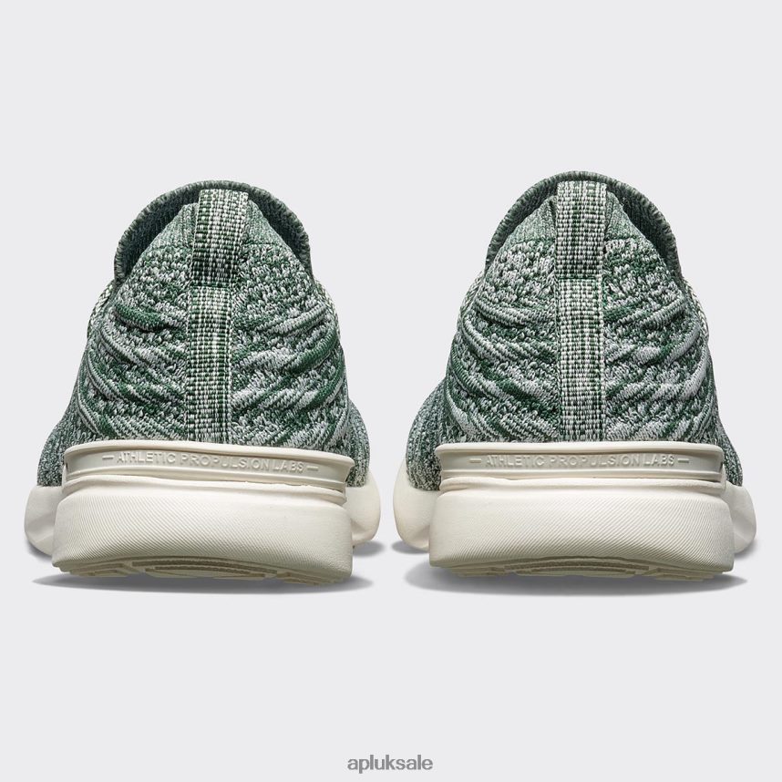 APL TechLoom Wave 58 - VH8XNZ198 APL Shoes UK Ivory/Great Green/Melange Women Running