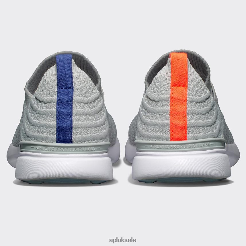 APL TechLoom Wave 58 - VH8XNZ202 APL Shoes UK Steel Grey/Impulse Red/Blue Haze Women Running