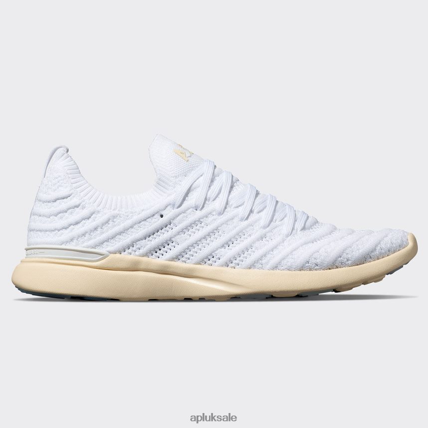APL TechLoom Wave 58 - VH8XNZ208 APL Shoes UK White/Vanilla Women Running
