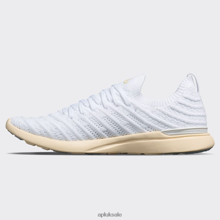 APL TechLoom Wave 58 - VH8XNZ208 APL Shoes UK White/Vanilla Women Running