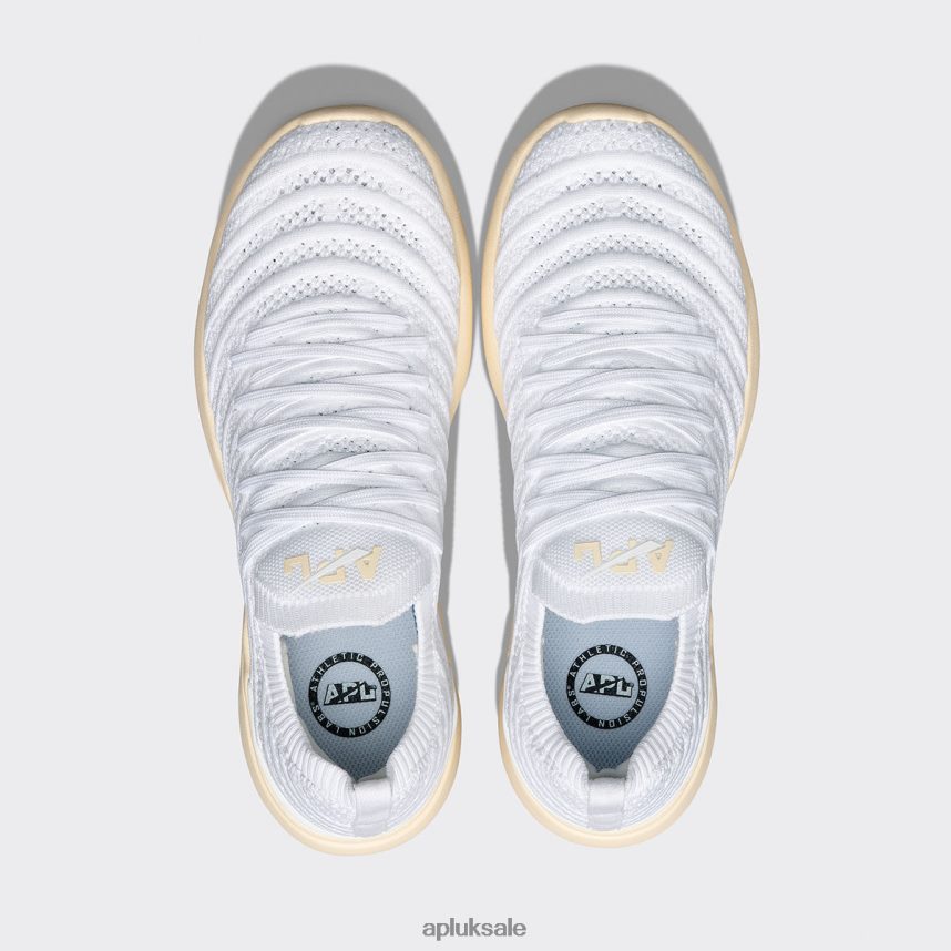 APL TechLoom Wave 58 - VH8XNZ208 APL Shoes UK White/Vanilla Women Running