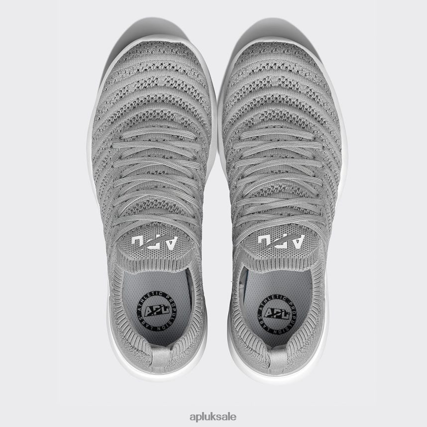 APL TechLoom Wave 59 - VH8XNZ276 APL Shoes UK Cement/White Women Running