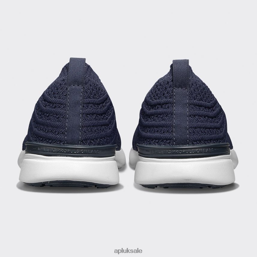 APL TechLoom Wave 59 - VH8XNZ289 APL Shoes UK Navy/White Women Running