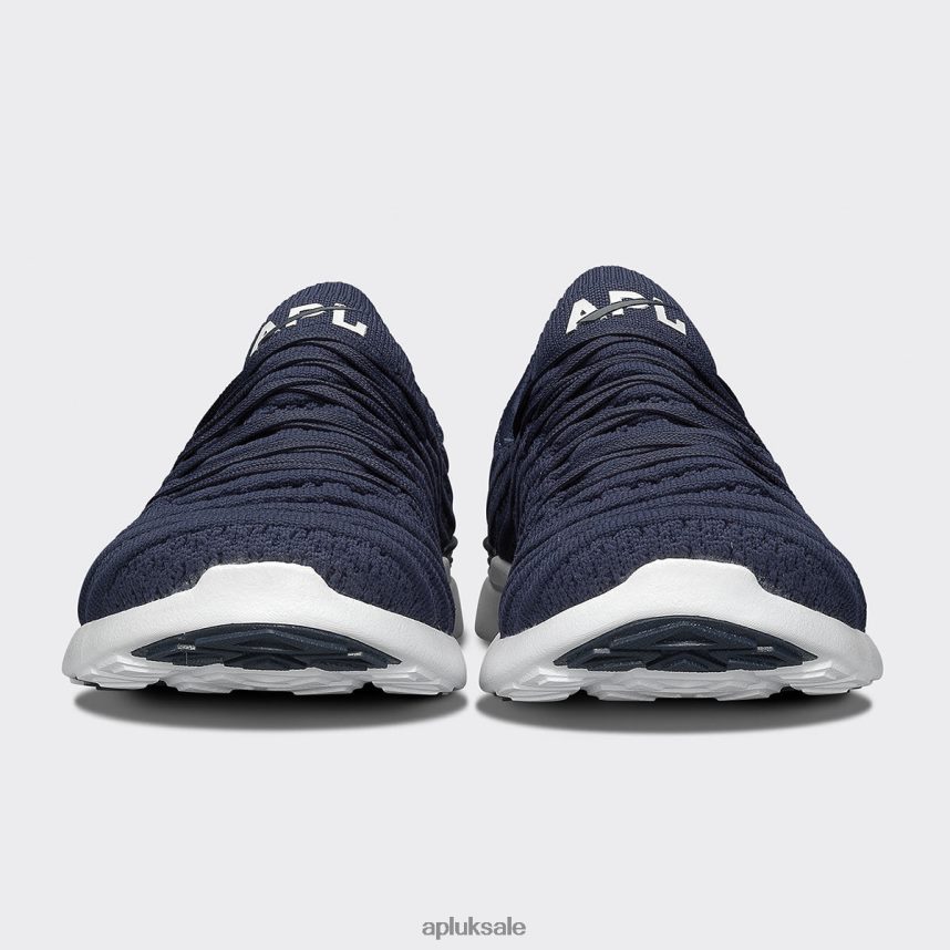 APL TechLoom Wave 59 - VH8XNZ289 APL Shoes UK Navy/White Women Running