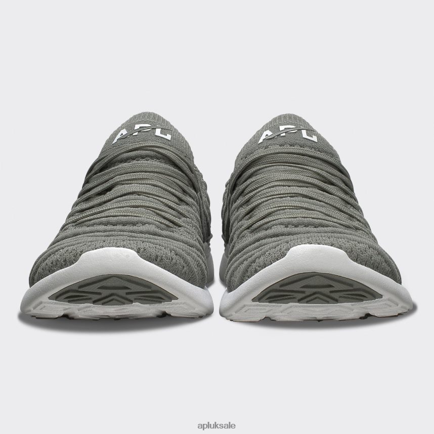 APL TechLoom Wave 59 - VH8XNZ322 APL Shoes UK Fatigue/White Women Running