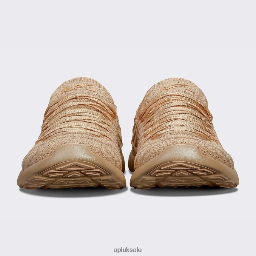 APL TechLoom Wave 59 - VH8XNZ324 APL Shoes UK Champagne Women Running