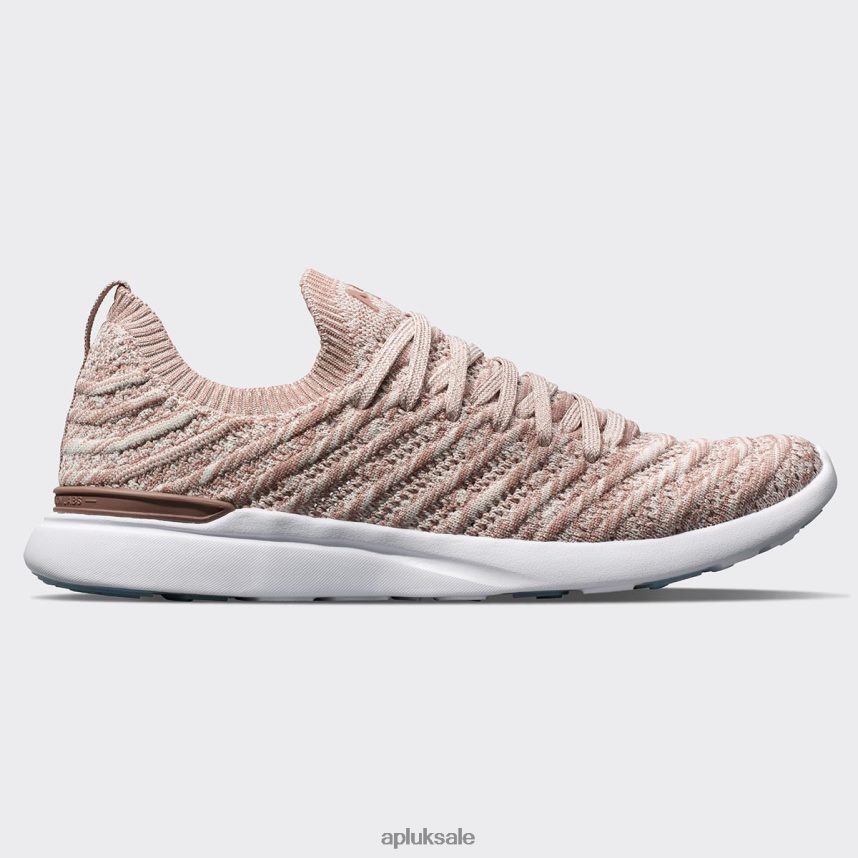 APL TechLoom Wave 60 - VH8XNZ332 APL Shoes UK Creme/Beachwood/Melange Women Running