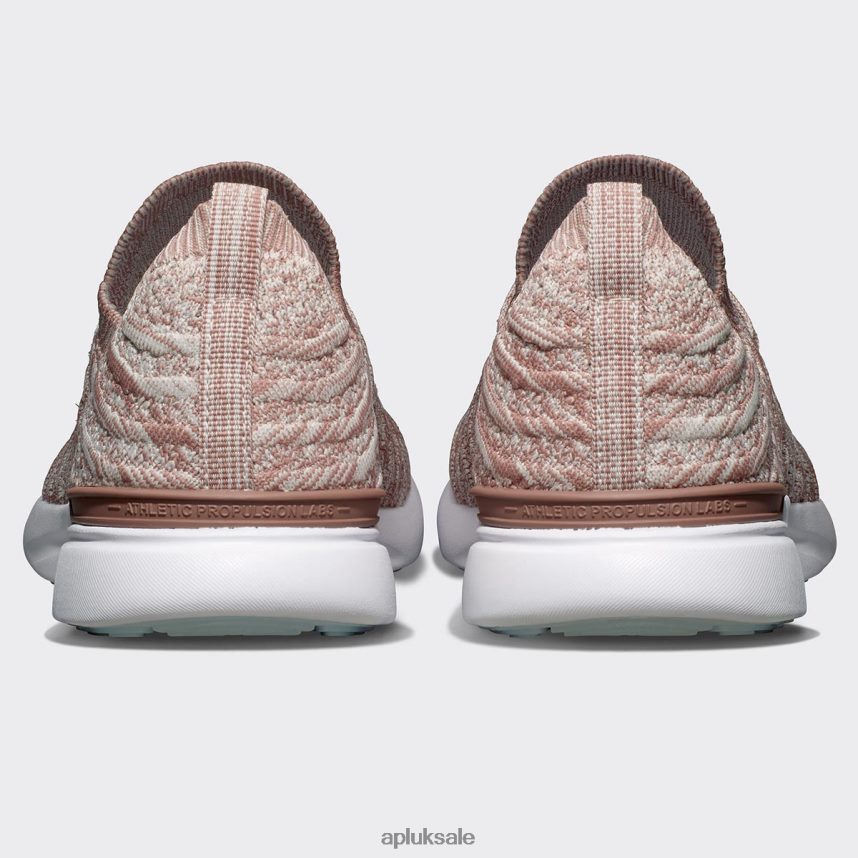 APL TechLoom Wave 60 - VH8XNZ332 APL Shoes UK Creme/Beachwood/Melange Women Running