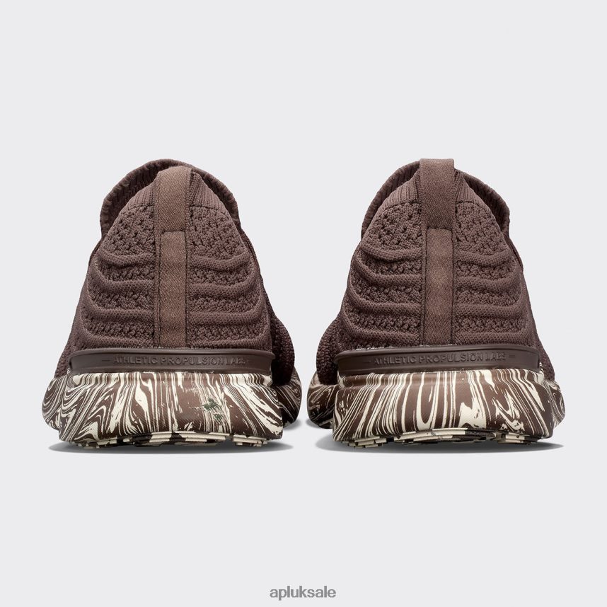 APL TechLoom Wave 60 - VH8XNZ338 APL Shoes UK Chocolate/Pristine/Marble Women Running