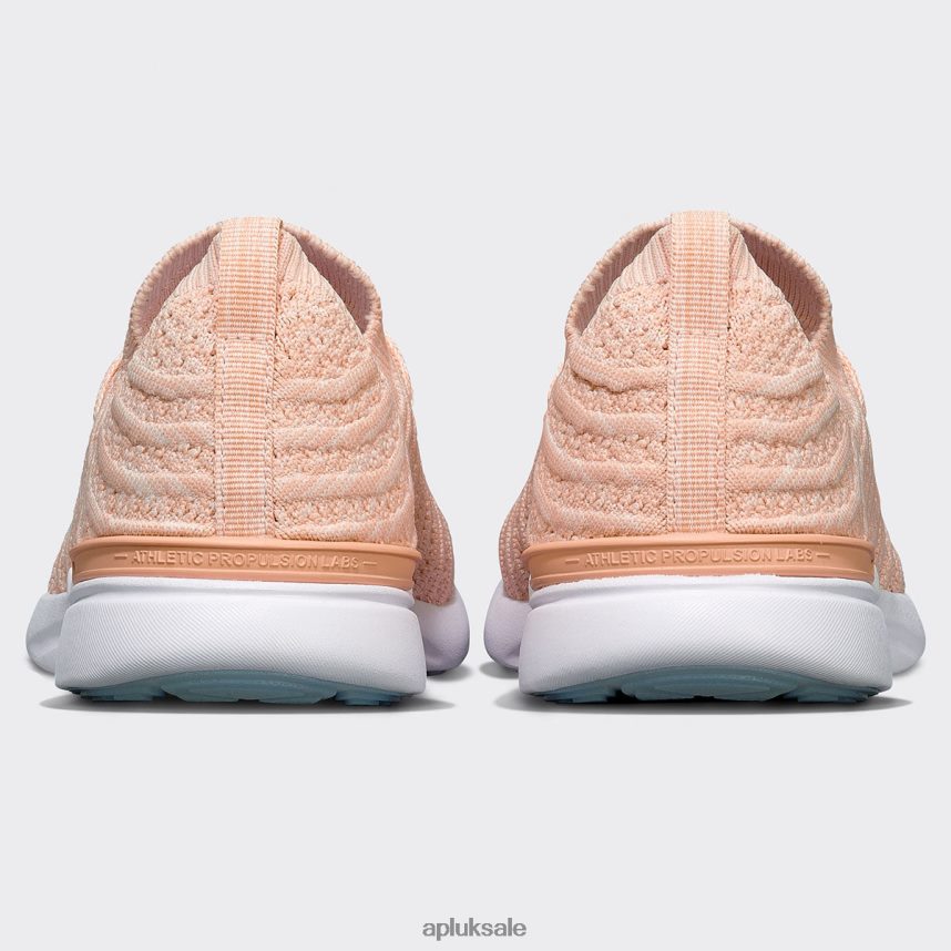 APL TechLoom Wave 60 - VH8XNZ378 APL Shoes UK Blush/Pristine/Melange Women Running