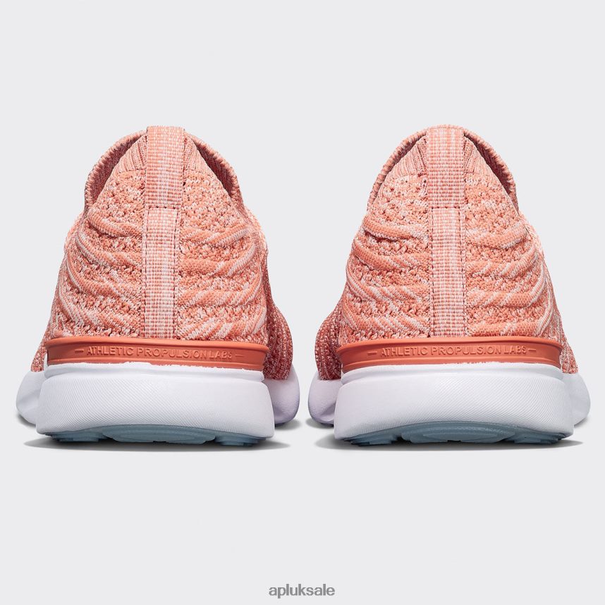 APL TechLoom Wave 60 - VH8XNZ379 APL Shoes UK Terracotta/Pristine/Melange Women Running