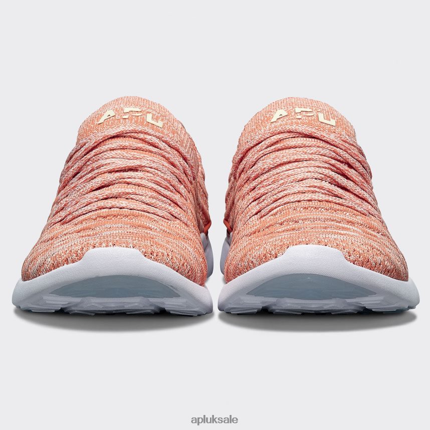 APL TechLoom Wave 60 - VH8XNZ379 APL Shoes UK Terracotta/Pristine/Melange Women Running