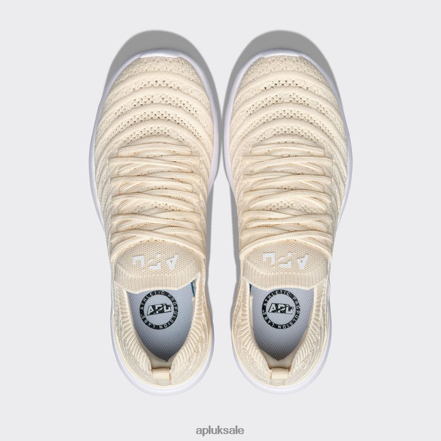 APL TechLoom Wave 60 - VH8XNZ381 APL Shoes UK Vanilla/Pristine/Melange Women Running