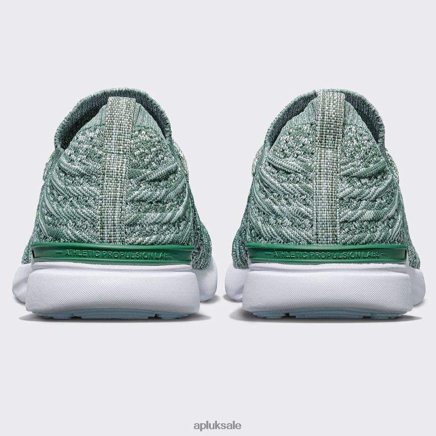 APL TechLoom Wave 60 - VH8XNZ385 APL Shoes UK Great Green/Peppermint/Melange Women Running