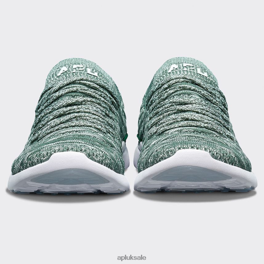 APL TechLoom Wave 60 - VH8XNZ385 APL Shoes UK Great Green/Peppermint/Melange Women Running