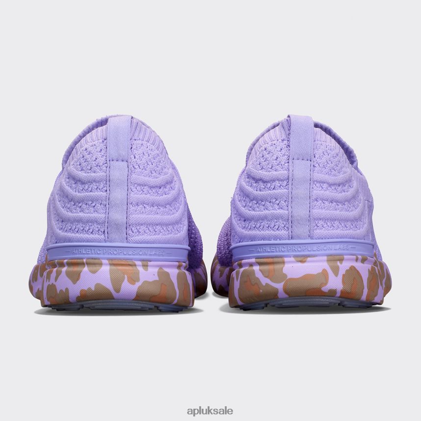 APL TechLoom Wave 60 - VH8XNZ404 APL Shoes UK Bellflower/Almond/Leopard Women Running