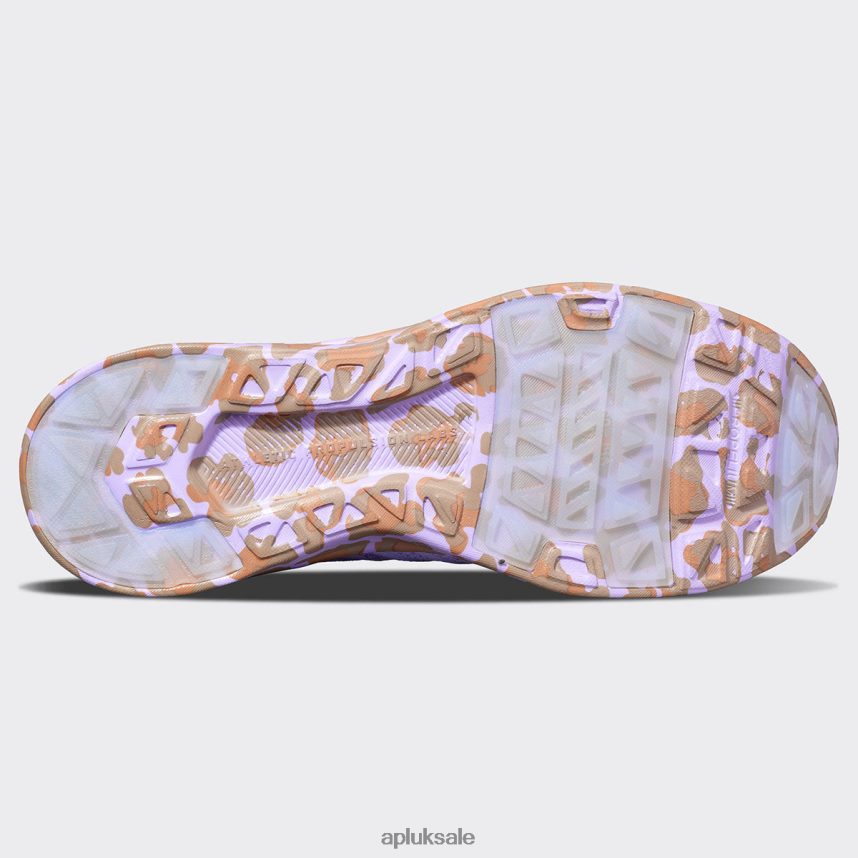 APL TechLoom Wave 60 - VH8XNZ404 APL Shoes UK Bellflower/Almond/Leopard Women Running
