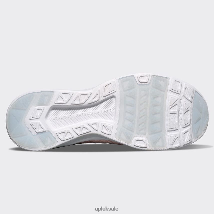 APL TechLoom Wave 60 - VH8XNZ408 APL Shoes UK Bleached Pink/White/Clear Women Running