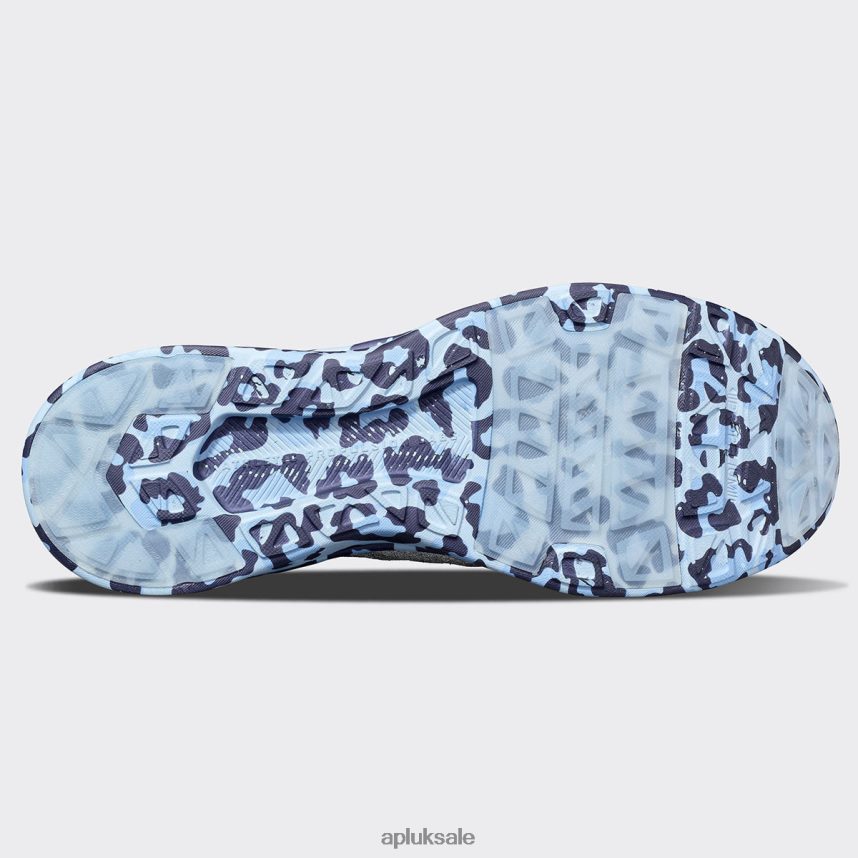 APL TechLoom Wave 60 - VH8XNZ411 APL Shoes UK Metallic Silver/Ice Blue/Leopard Women Running
