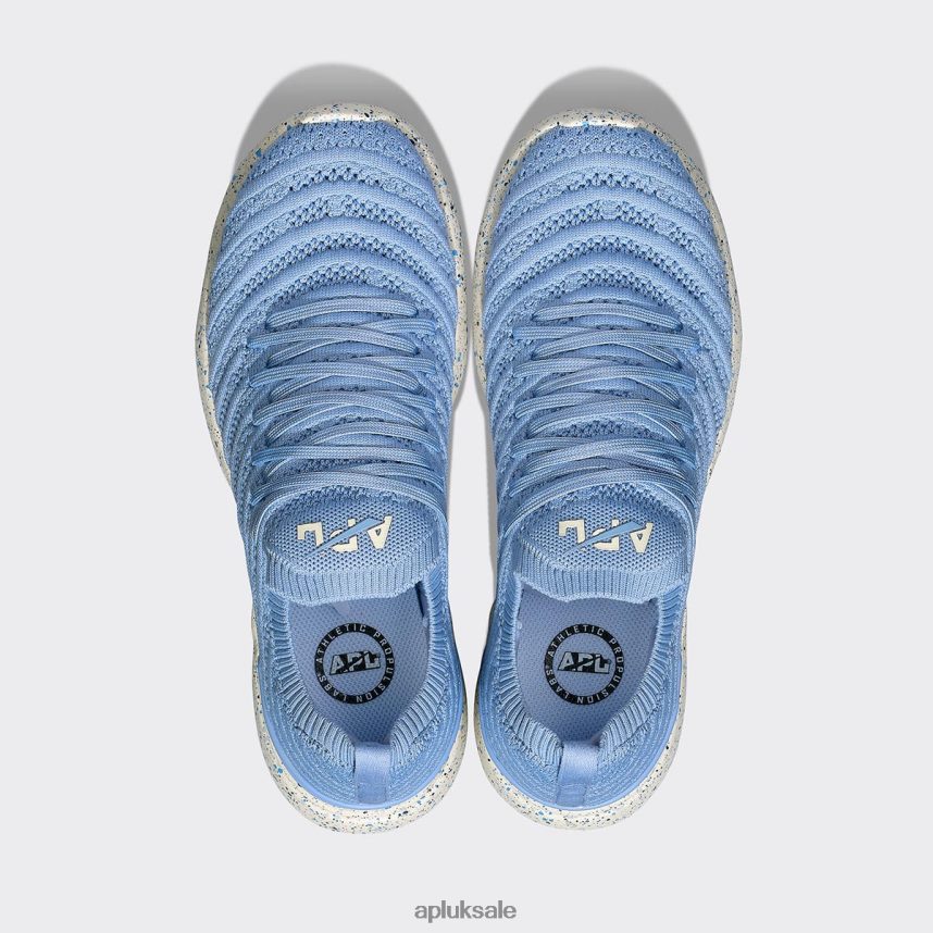 APL TechLoom Wave 60 - VH8XNZ412 APL Shoes UK Forged Blue/Pristine/Speckle Women Running