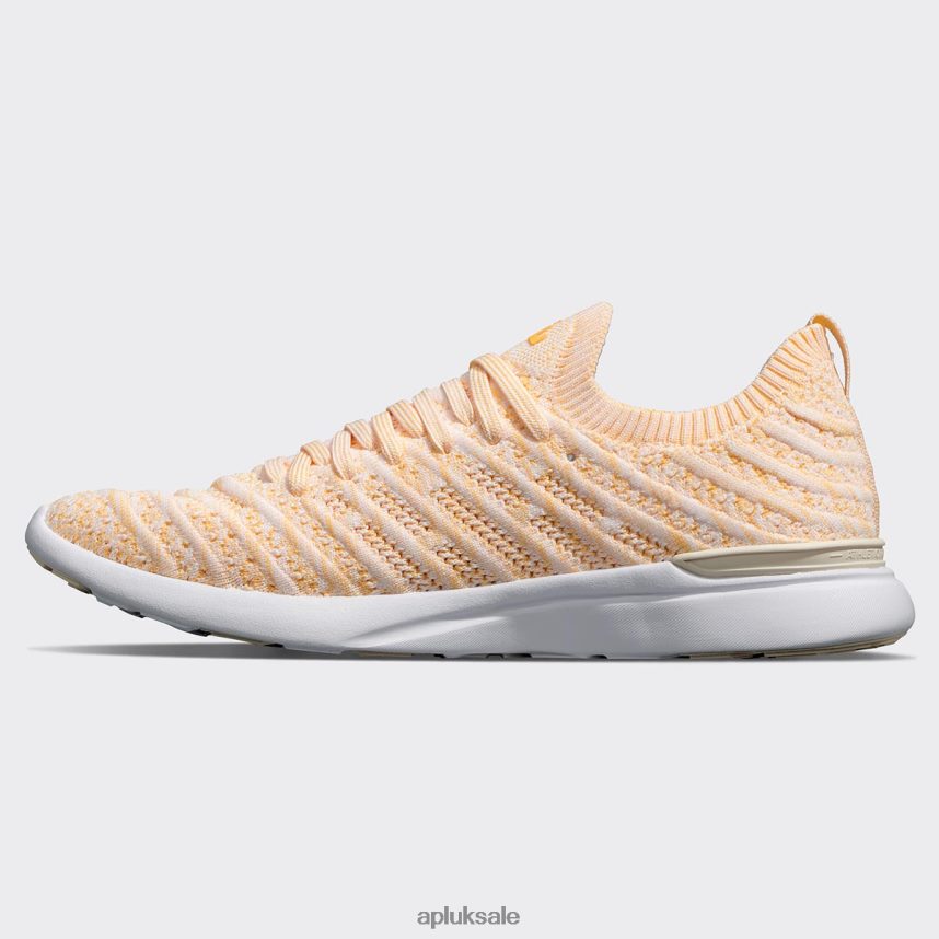 APL TechLoom Wave 60 - VH8XNZ421 APL Shoes UK Pristine/Marigold/Melange Women Running