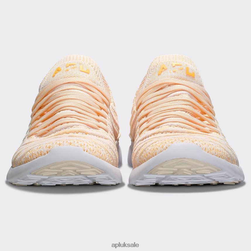 APL TechLoom Wave 60 - VH8XNZ421 APL Shoes UK Pristine/Marigold/Melange Women Running