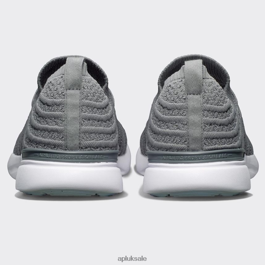 APL TechLoom Wave 61 - VH8XNZ422 APL Shoes UK Smoke/Black/White Women Running