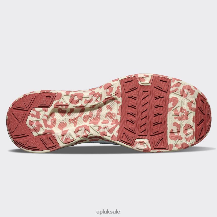 APL TechLoom Wave 61 - VH8XNZ424 APL Shoes UK White/Cedar/Leopard Women Running