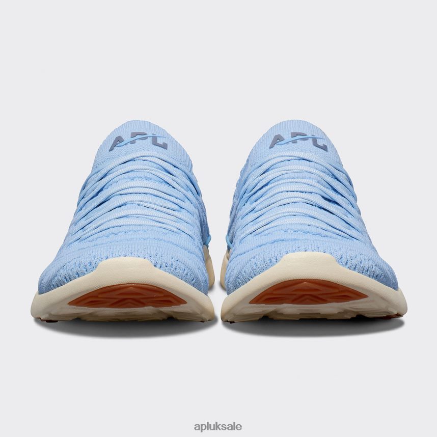 APL TechLoom Wave 61 - VH8XNZ425 APL Shoes UK Ice Blue/Slate/Pristine Women Running