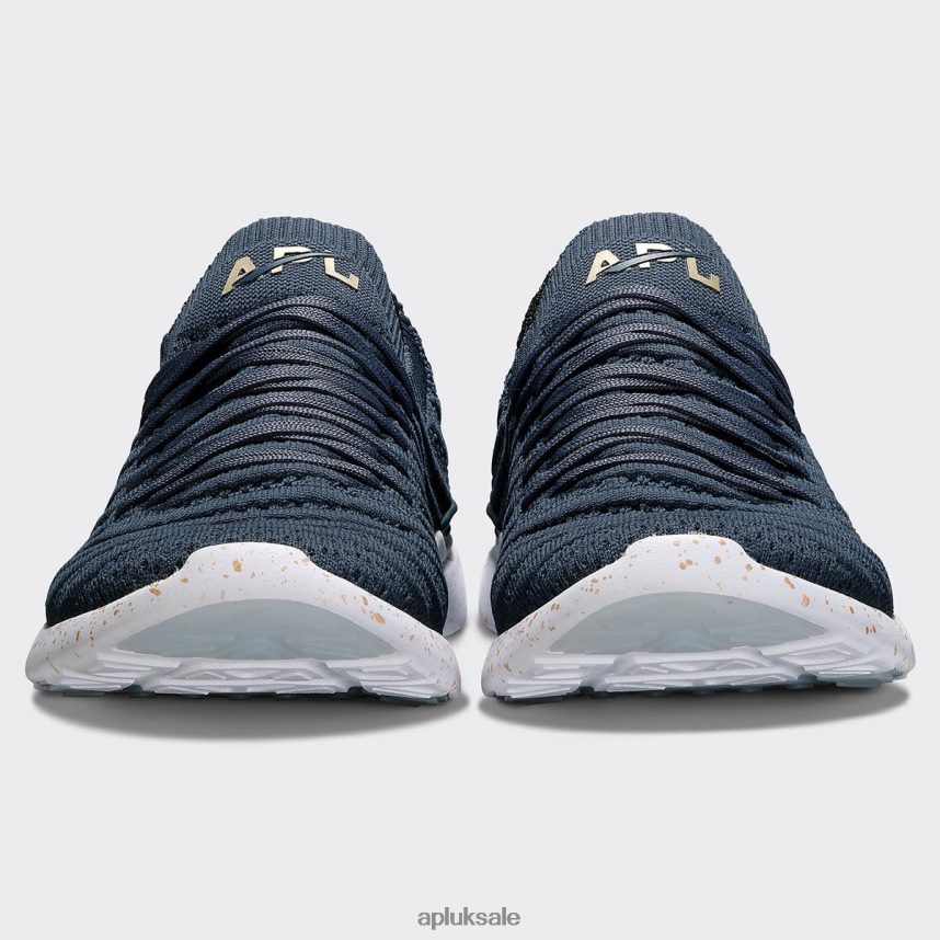 APL TechLoom Wave 61 - VH8XNZ430 APL Shoes UK Midnight/Champagne/Speckle Women Running