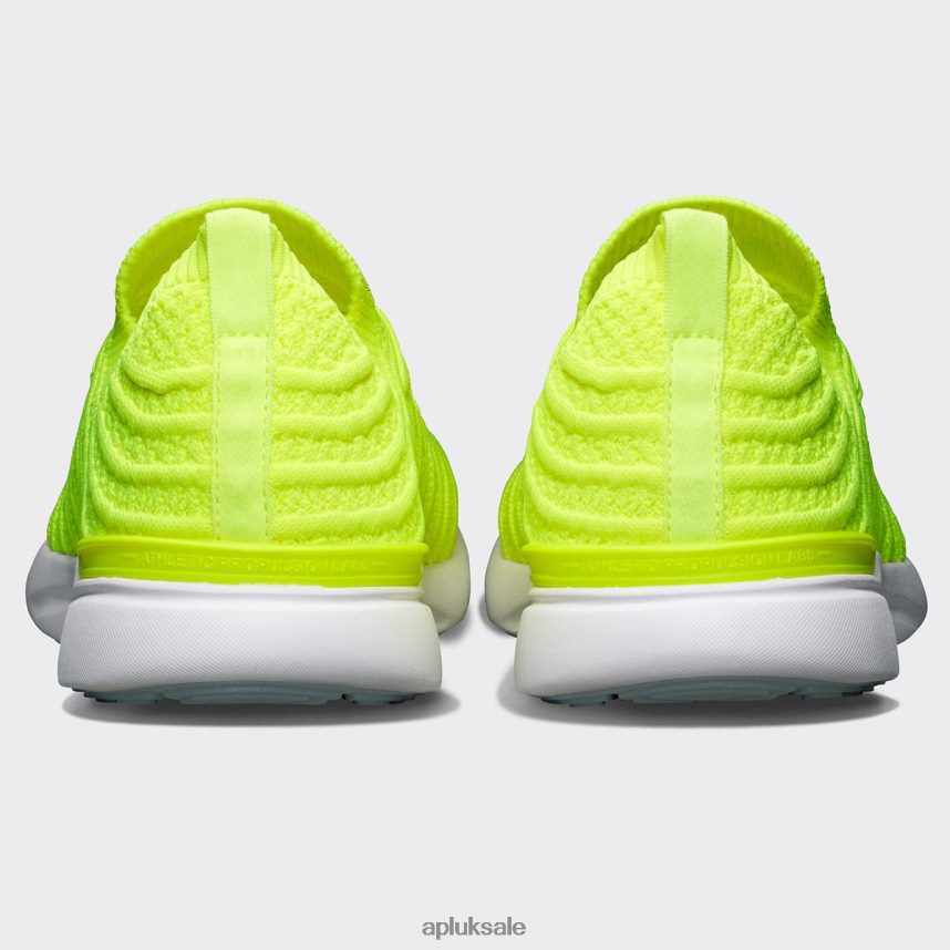APL TechLoom Wave 61 - VH8XNZ435 APL Shoes UK Energy/Black/White Women Running