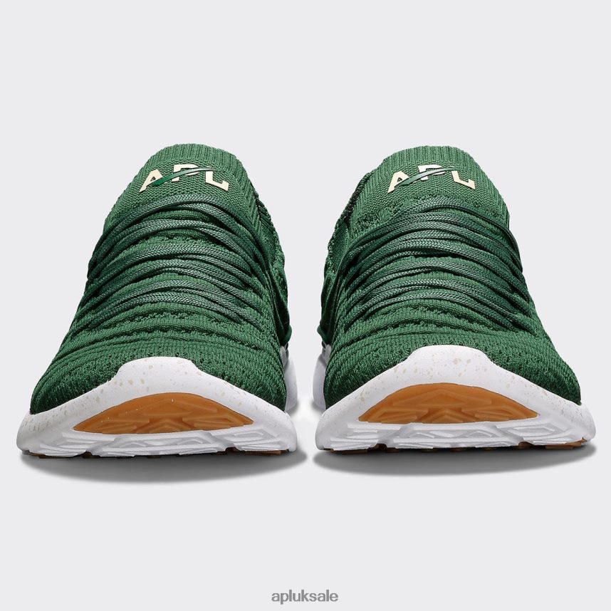 APL TechLoom Wave 61 - VH8XNZ438 APL Shoes UK Dark Green/Beach/Speckle Women Running