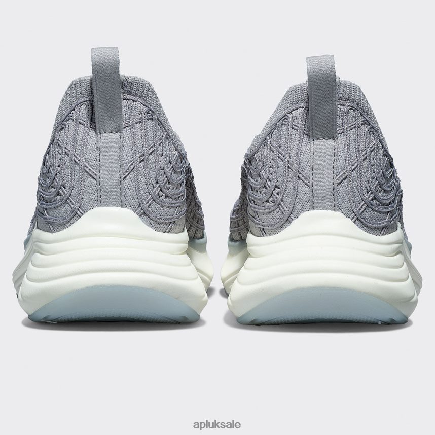 APL TechLoom Zipline 63 - VH8XNZ11 APL Shoes UK Cement/White/Black Women Running