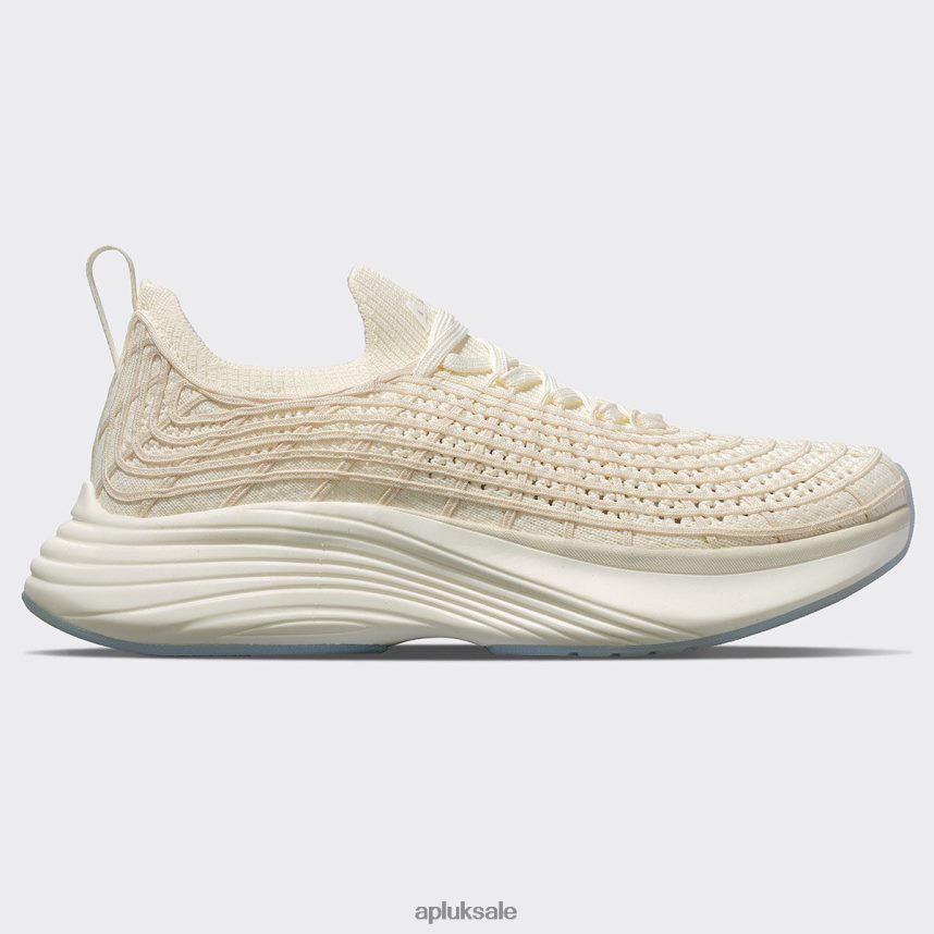 APL TechLoom Zipline 63 - VH8XNZ4 APL Shoes UK Pristine/White Women Running